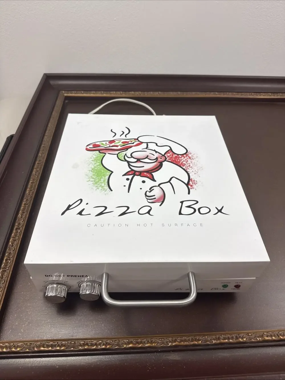 Cuizen Pizza Box Countertop Pizza Oven with 12